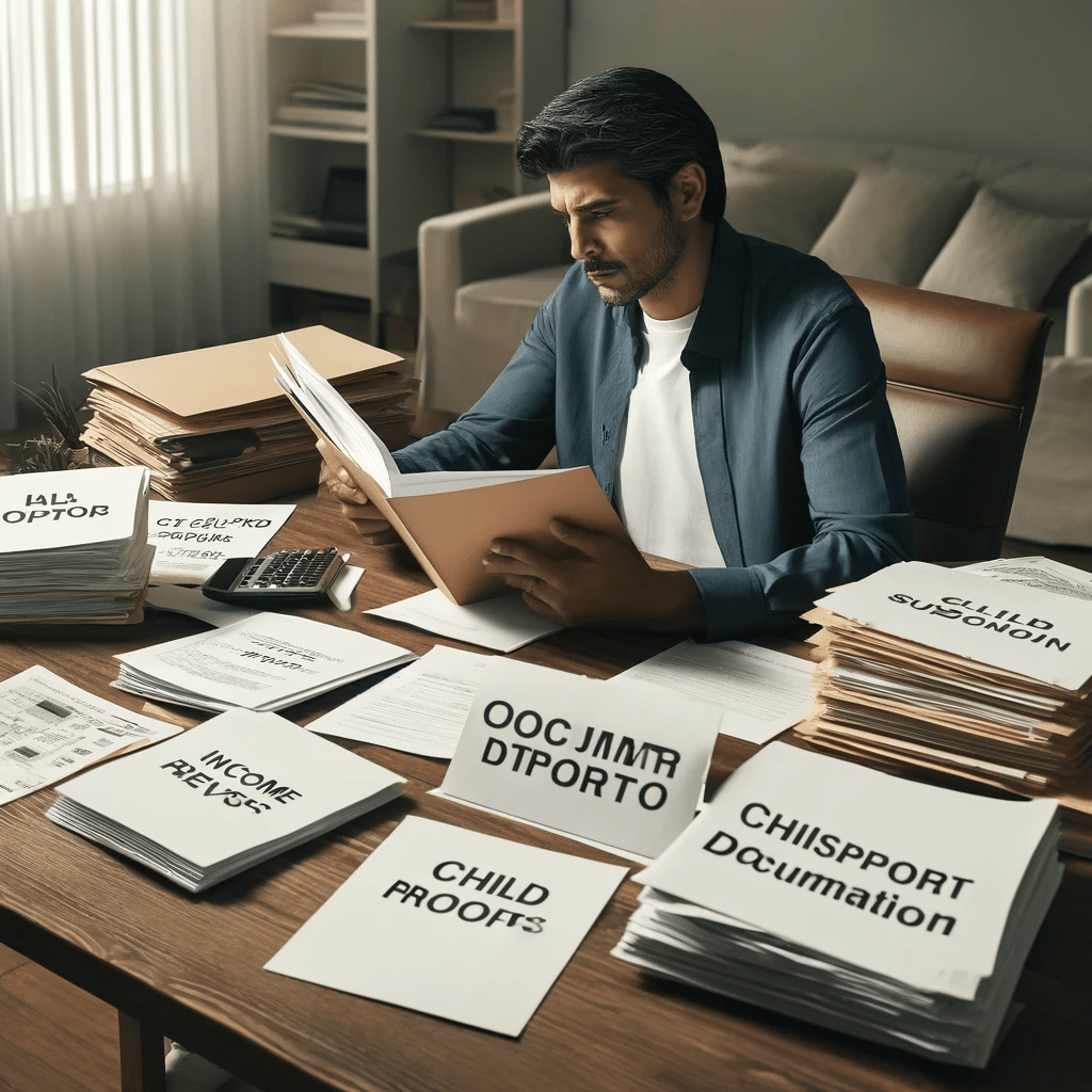 Persona organizando documentos legales. Juez alimentos derecho persona preguntas pregunta tribunal cónyuge poder judicial demandante obligación demanda juicio personas demandado menor | Bucios Abogados