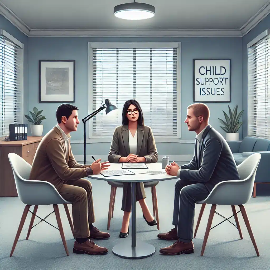 Sesión de mediación entre padres para resolver pensión alimenticia | Bucio Abogados