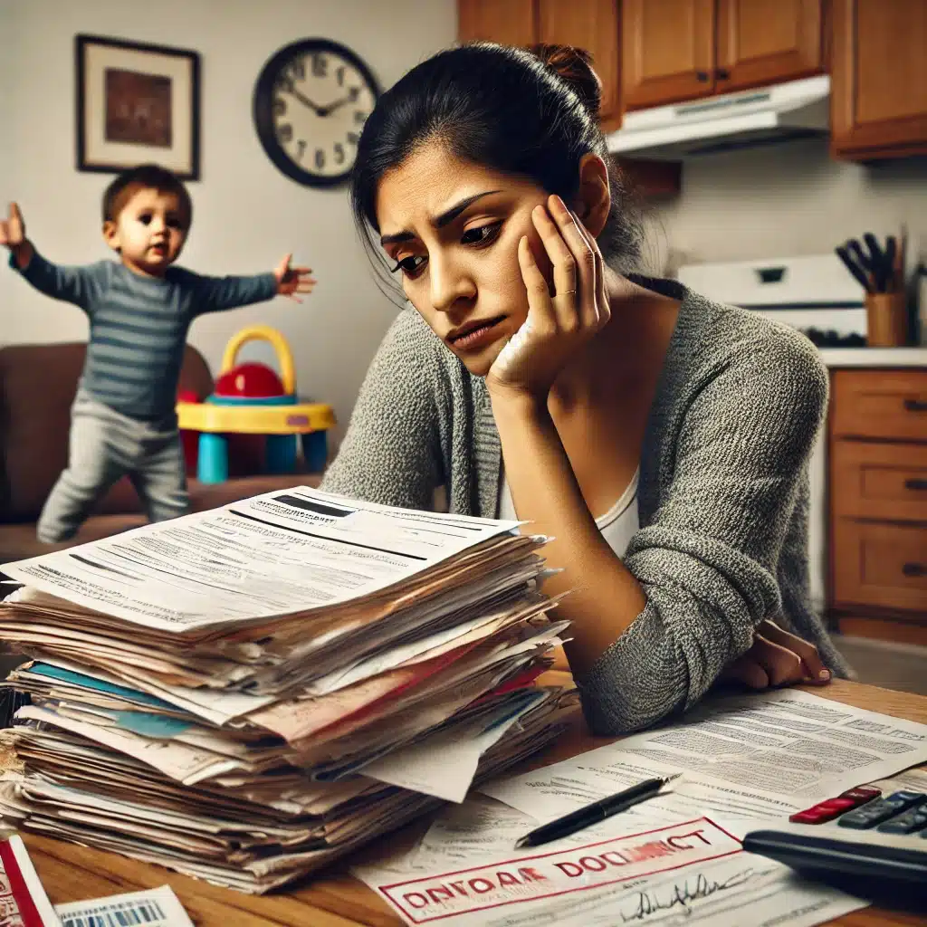 Madre preocupada por problemas para hacer cumplir la pensión | Bucio Abogados