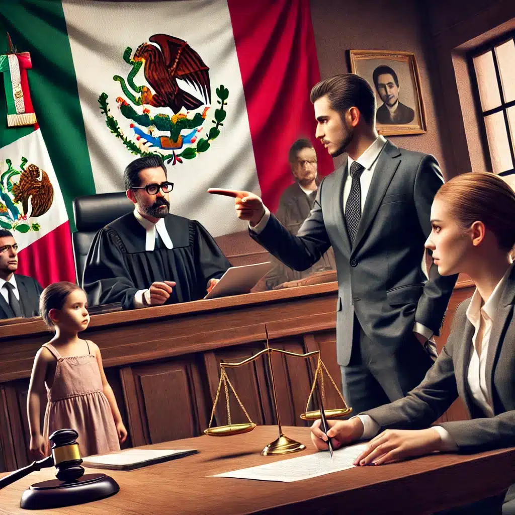 Audiencia en tribunal sobre pensión alimenticia en México | Bucio Abogados