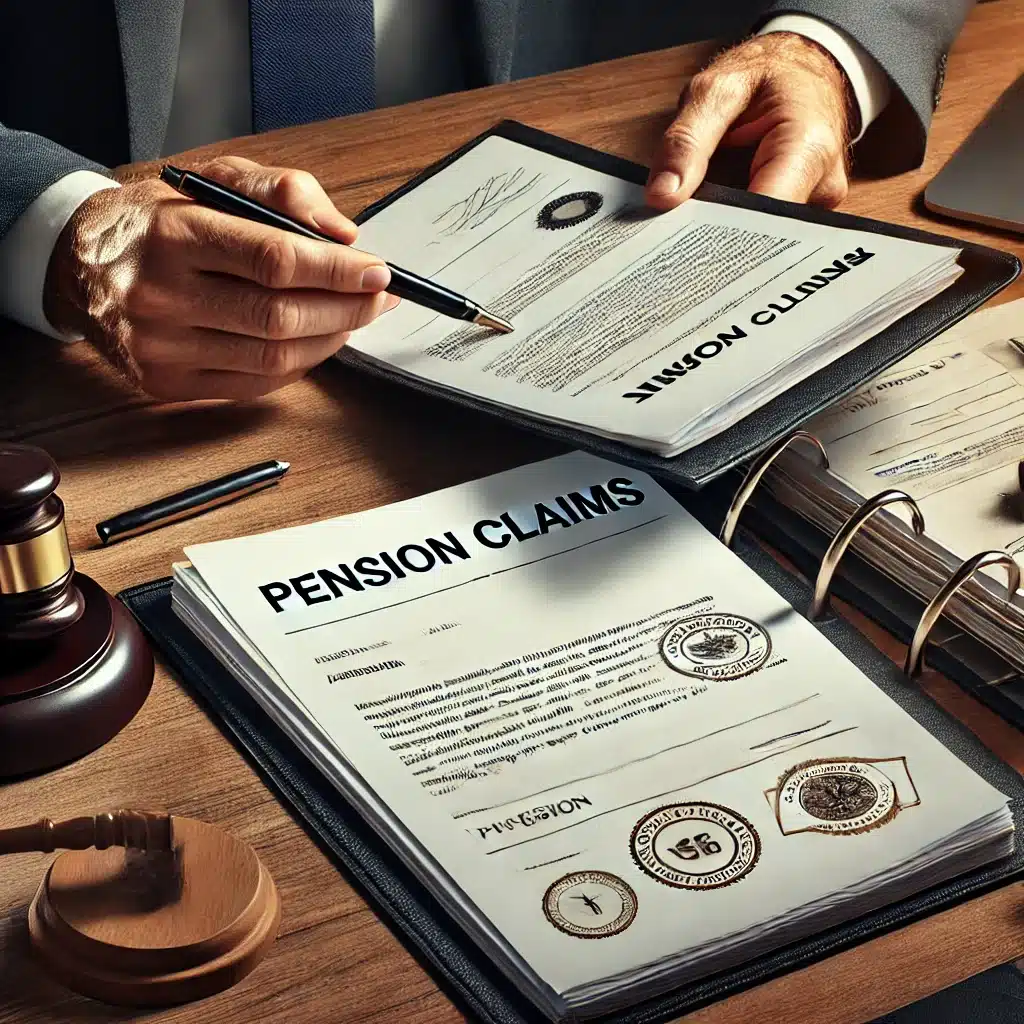 Manos organizando documentos legales en escritorio de abogado | Bucio Abogados